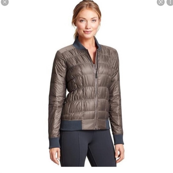 Athleta Jackets & Blazers - Athleta Down Bomber Jacket Size M